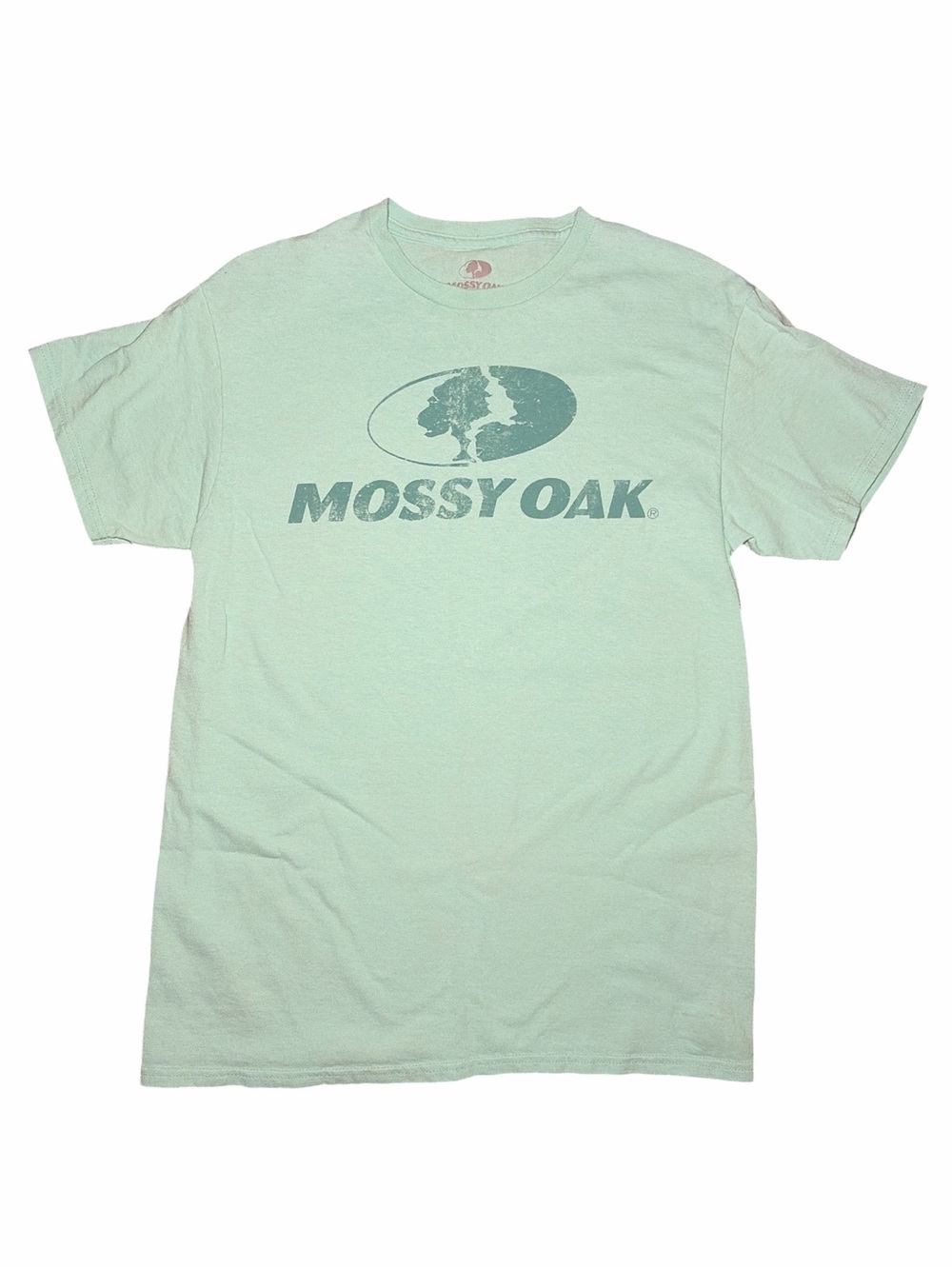Mossy Oak Mint Green Short Sleeve Logo Tee